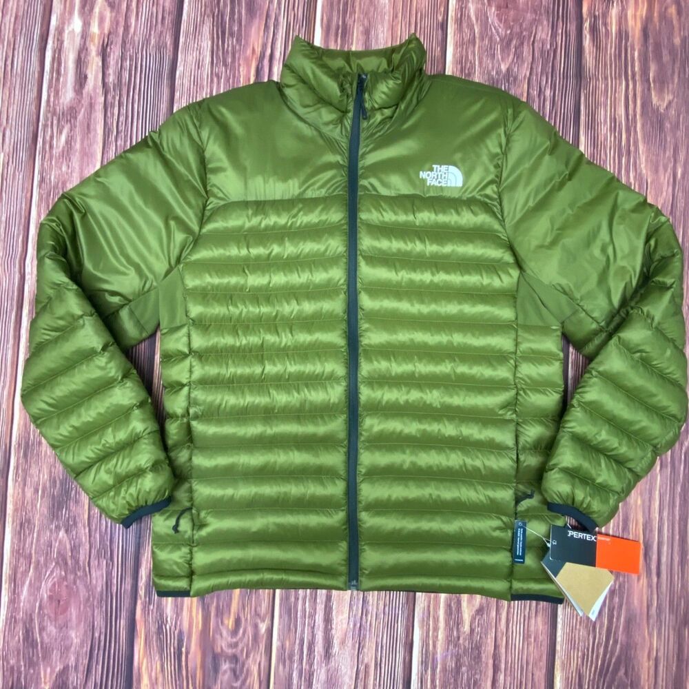 The North Face Terra Peak Pertex Quantum Jacket Olive Men's M NWT Outdoor Hiking